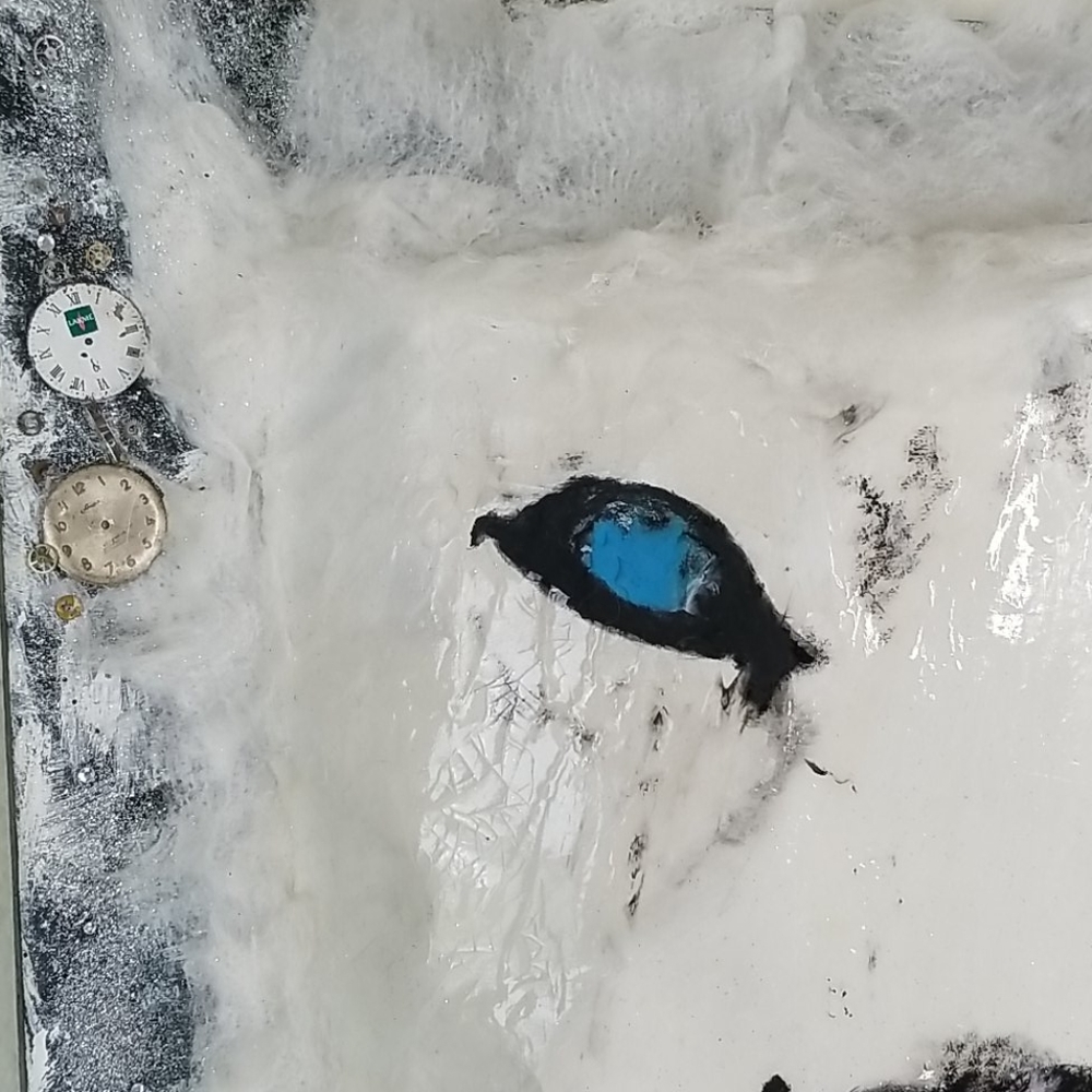 Original Art- White Lion- The Weathered Warrior - Picture 2 of 9